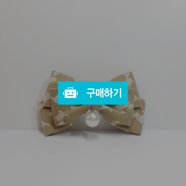 강아지프린팅 리본헤어핀#1 / 창작하는 장사꾼 / 디비디비 / 구매하기 / 특가할인