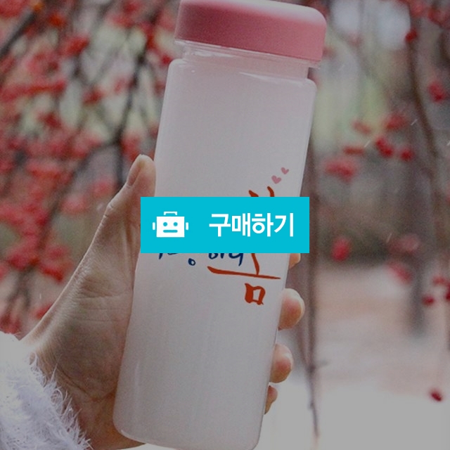 캘리그라피 텀블러 (사랑하나 봄) / 오보틀님의 스토어 / 디비디비 / 구매하기 / 특가할인