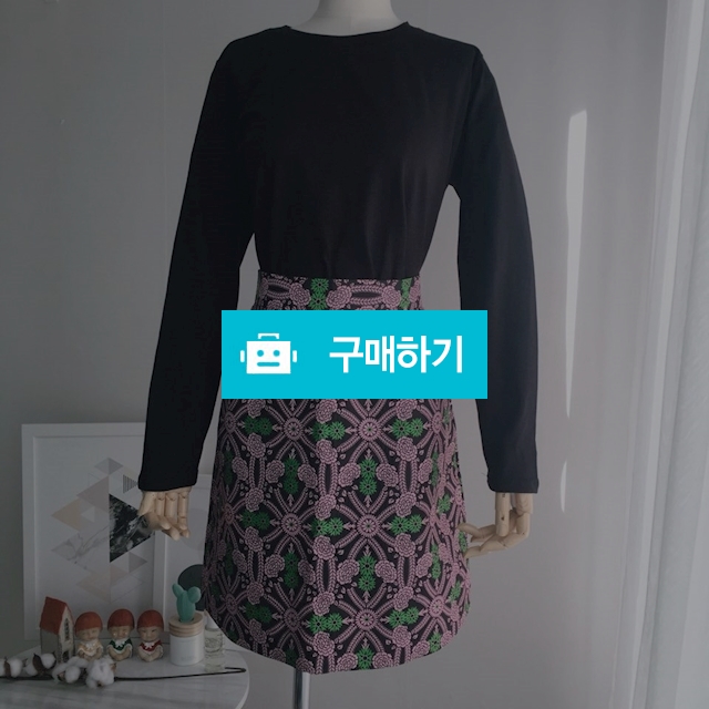 플라워 패턴 하이웨스트 미디 스커트 / 8381pj님의 스토어 / 디비디비 / 구매하기 / 특가할인