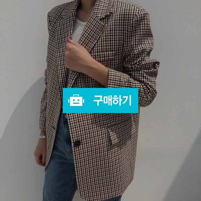 하운드투스 싱글버튼 여자 체크 자켓 / 소울드레스jy / 디비디비 / 구매하기 / 특가할인