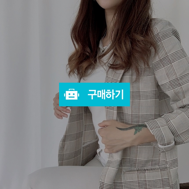 썬샤인 체크 린넨 자켓 / 소울드레스jy / 디비디비 / 구매하기 / 특가할인