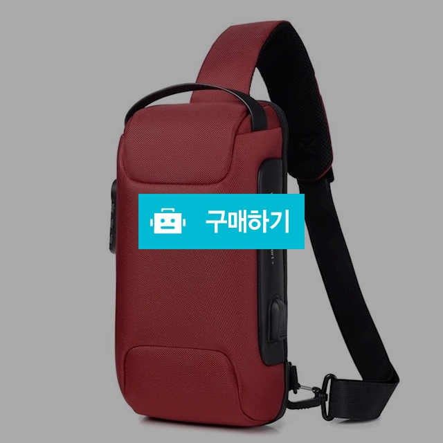 도난방지 방수 크로스백 아웃도어 USB충전 백팩 레드 / 엔트레이드코리아님의 스토어 / 디비디비 / 구매하기 / 특가할인