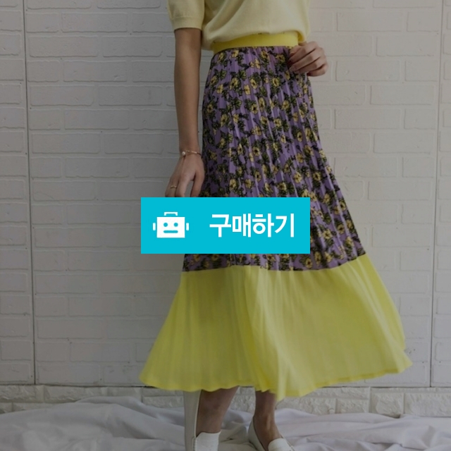 플라워 배색 주름 스커트 / 장위동홍당무님의 스토어 / 디비디비 / 구매하기 / 특가할인