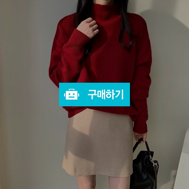 항기구섬유 라쿤 울 반 폴라 니트 / 쏘울미의 톡톡 스타일 / 디비디비 / 구매하기 / 특가할인