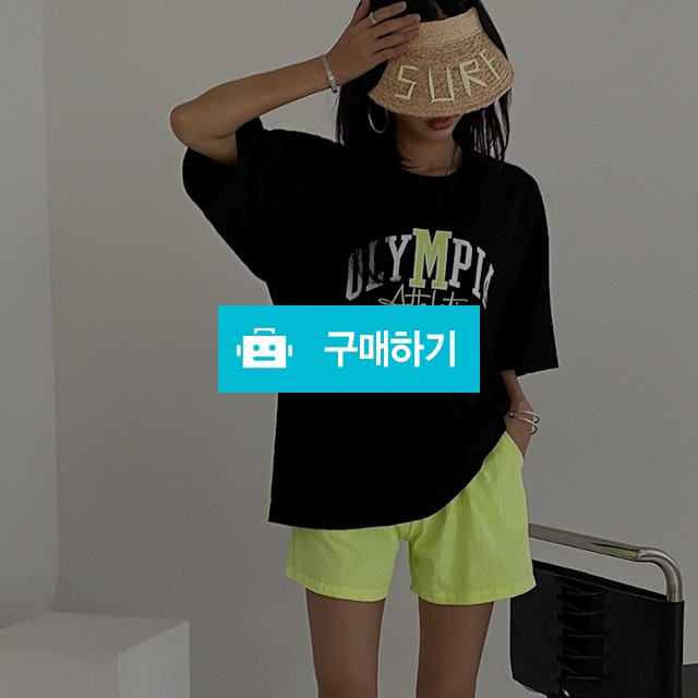 ﻿여자 반바지 여름 셋업 트레이닝 세트 형광 반팔티셔츠 / 도도해닷컴 / 디비디비 / 구매하기 / 특가할인