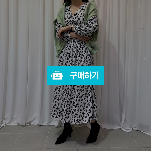 잔꽃 플라워 쉬폰 롱원피스 / 프렌제이 / 디비디비 / 구매하기 / 특가할인