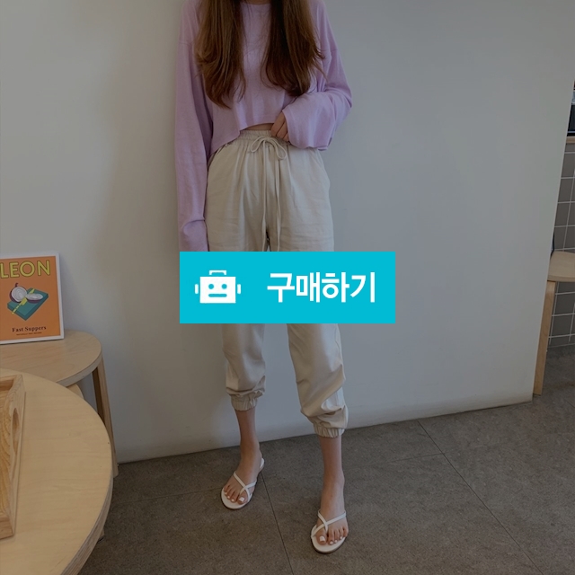 하이웨스트 밴딩 조거팬츠 2color / 비쥬벨르님의 스토어 / 디비디비 / 구매하기 / 특가할인
