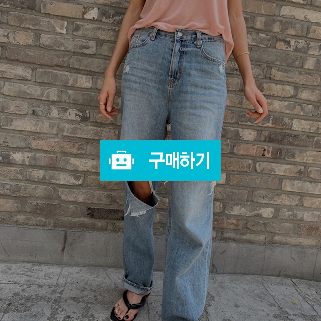 보이프렌드 여성 찢어진 청바지 / 파이브룸 / 디비디비 / 구매하기 / 특가할인