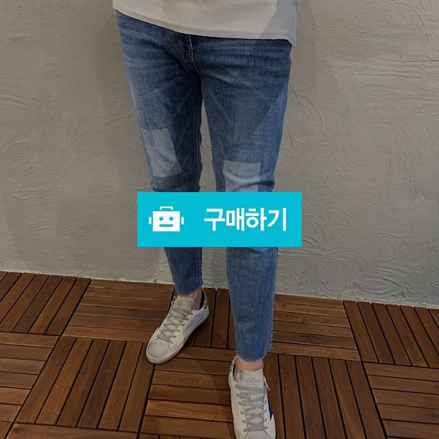 슬림핏 연청 9부 청바지  / oz네 / 디비디비 / 구매하기 / 특가할인
