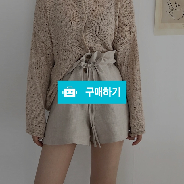 라이크 버튼 린넨반바지 / 시은씨 스토어 / 디비디비 / 구매하기 / 특가할인
