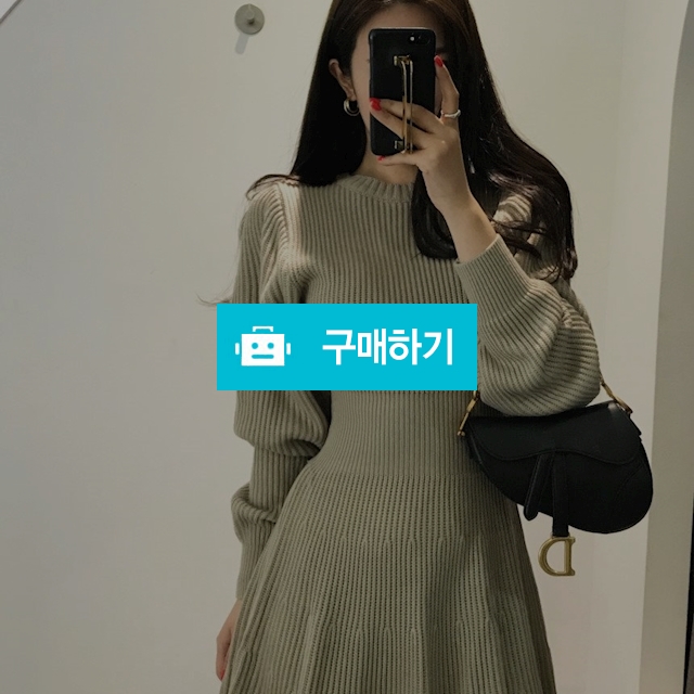 러블리 퍼프 라인 니트원피스 / 대구어니스트 / 디비디비 / 구매하기 / 특가할인