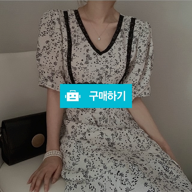여름 브이넥 프리사이즈 원피스 / 모던나 / 디비디비 / 구매하기 / 특가할인