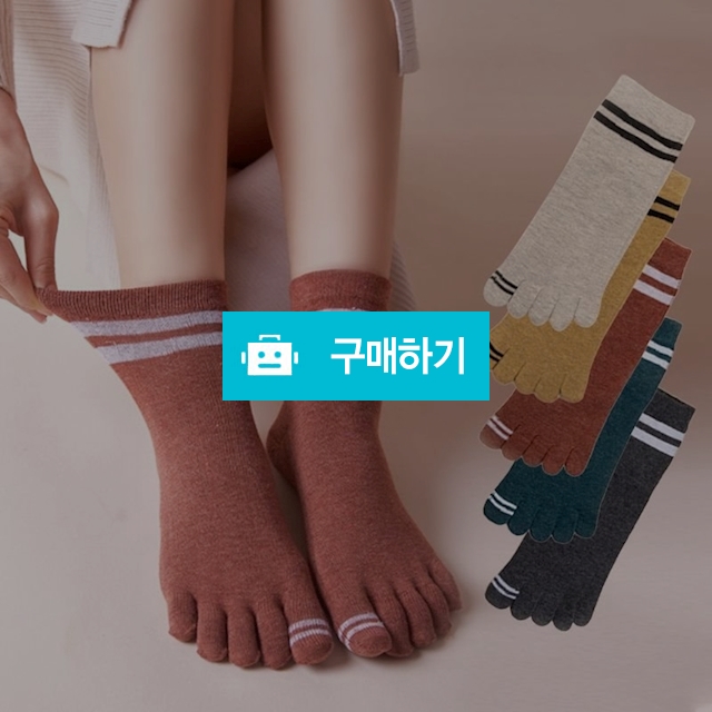 앤어바웃 5켤레 여성 투라인 발가락 중목양말 / 앤어바웃 / 디비디비 / 구매하기 / 특가할인