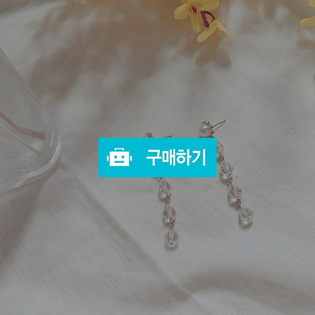 진주 크리스탈 롱드롭귀걸이 / hyohyo market / 디비디비 / 구매하기 / 특가할인