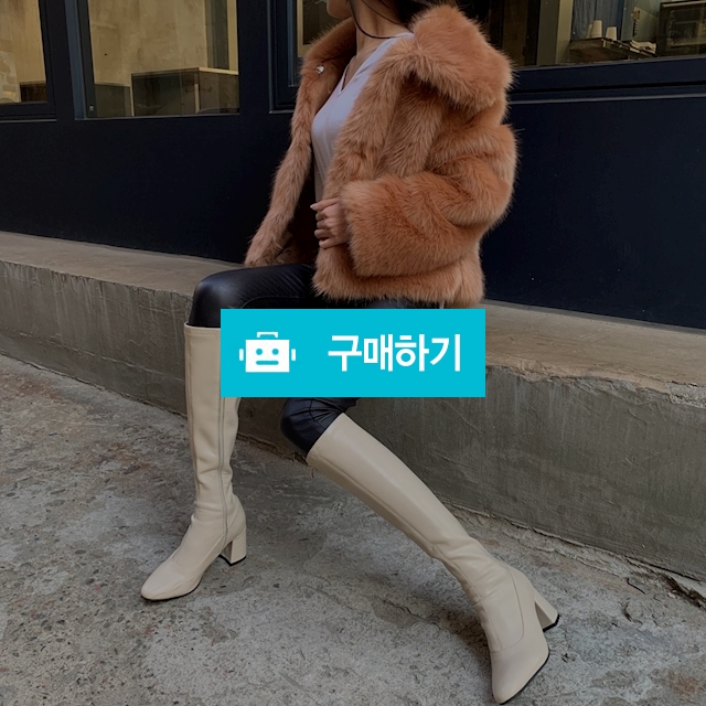 밍크 하이넥 페이크퍼 자켓 / 더렛빈 스토어 / 디비디비 / 구매하기 / 특가할인
