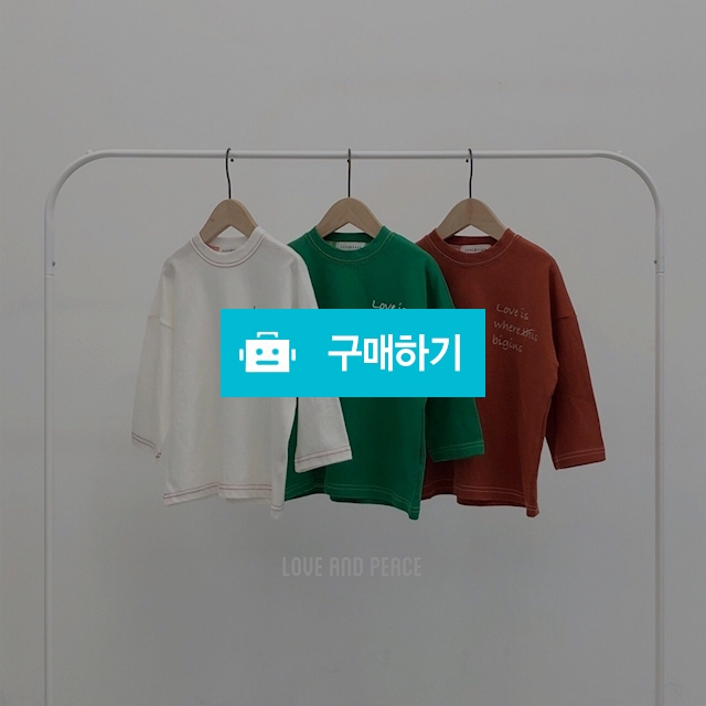 러브 이즈 티셔츠 (S-XL) / 토리블랑 / 디비디비 / 구매하기 / 특가할인