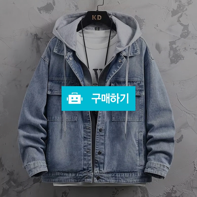 후드 레이어드 클래식 데님자켓-YW-147  / Gscott / 디비디비 / 구매하기 / 특가할인