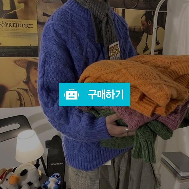 [루피옴므&특공대언니] 꽈베기파스텔니트 / 특공대언니n루피옴므 / 디비디비 / 구매하기 / 특가할인