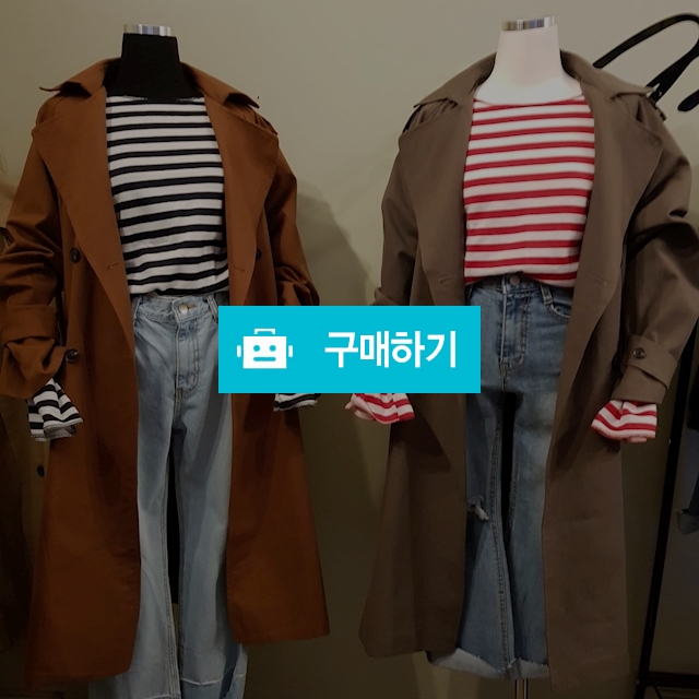 신상) 오버핏 트렌치 코트 / 샾987 / 디비디비 / 구매하기 / 특가할인