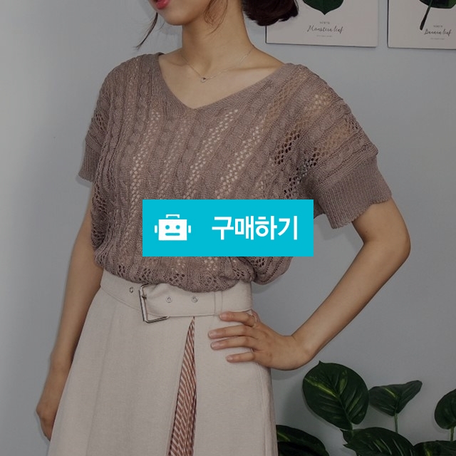 뒤트임 크로스 스트랩 반팔니트  / ctrust님의 스토어 / 디비디비 / 구매하기 / 특가할인