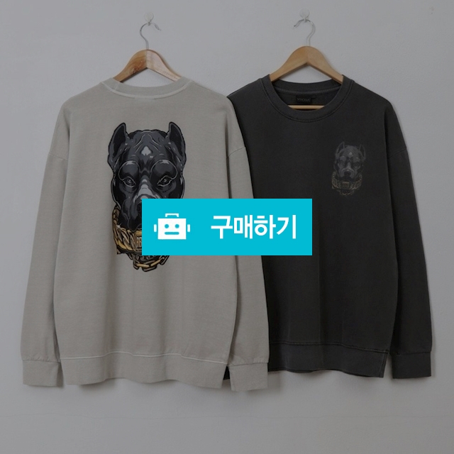 피그먼트 골든불독 루즈핏 맨투맨 101  / 모모대행사 / 디비디비 / 구매하기 / 특가할인