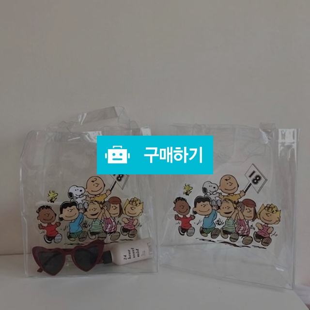 스누피PVC백 / 로즈러브미 / 디비디비 / 구매하기 / 특가할인