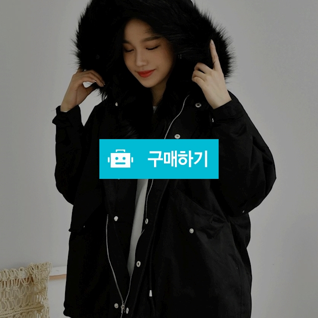 라쿤 오리털 야상 패딩 점퍼 / 20대여성의류쇼핑몰 투코드 / 디비디비 / 구매하기 / 특가할인