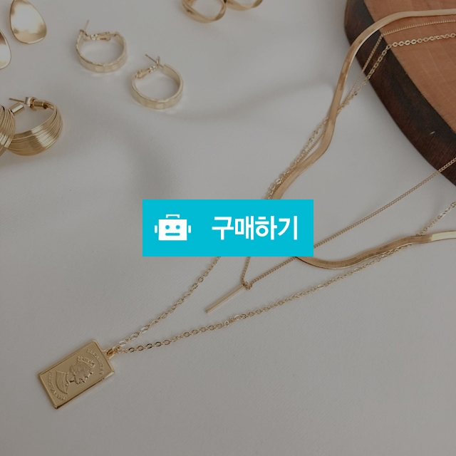 [3set] 사각코인 세트목걸이 / 에그시티 / 디비디비 / 구매하기 / 특가할인