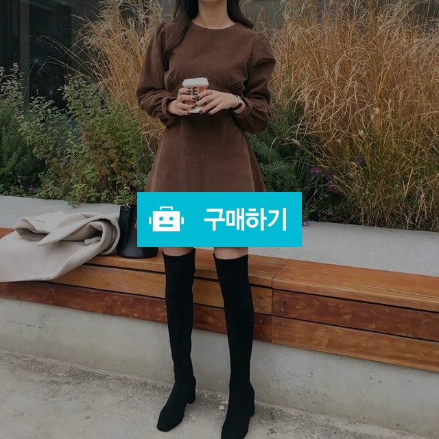 코듀로이 골덴 미니 플레어 원피스 [블랙,브라운] / 엣모스피어 / 디비디비 / 구매하기 / 특가할인
