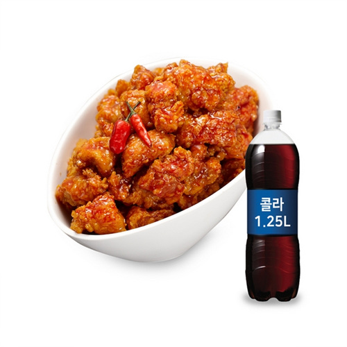 [즉시발송] 페리카나 순살매운양념치킨+콜라 1.25L 기프티콘, 22,000원, 올콘 [디비디비]