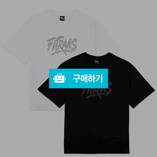 핏트랜스 메모리 이색 프린팅 남녀공용 오버핏 반팔티셔츠 / 핏트랜스 / 디비디비 / 구매하기 / 특가할인