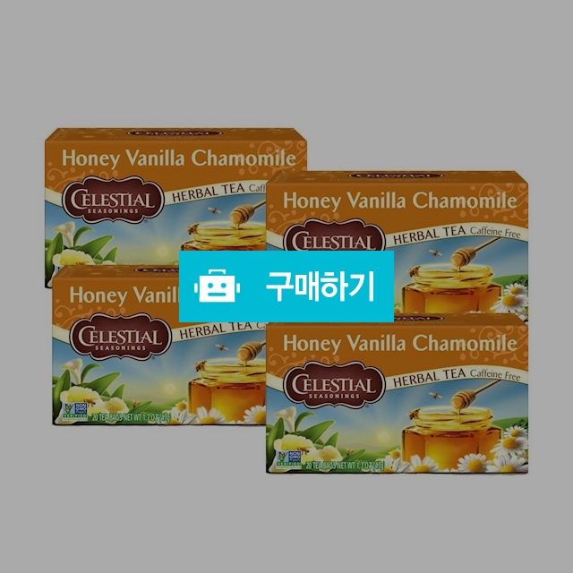 셀레셜시즈닝스 허니 바닐라 카모마일 20개입 (4팩) / 캘리오피스 / 디비디비 / 구매하기 / 특가할인