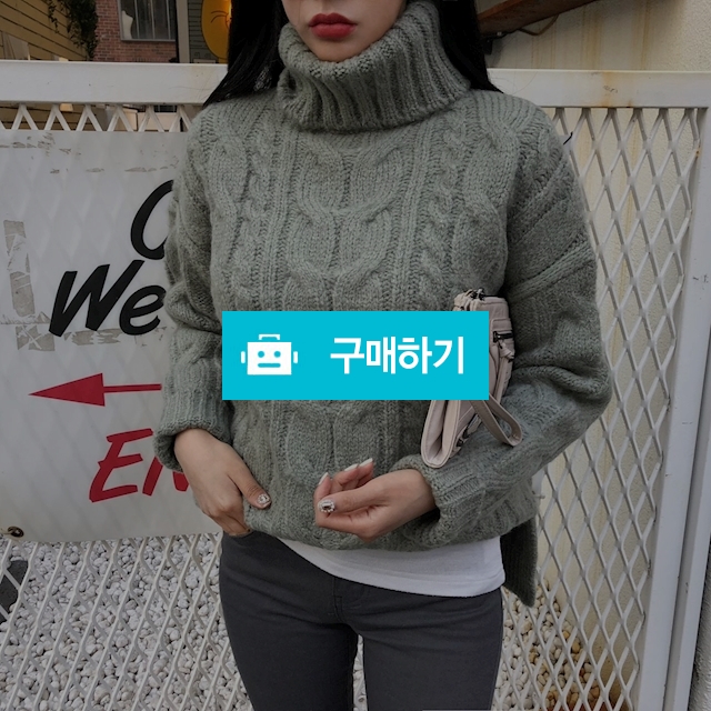 여성 목폴라 꽈배기 울니트 / 투홀릭님의 스토어 / 디비디비 / 구매하기 / 특가할인