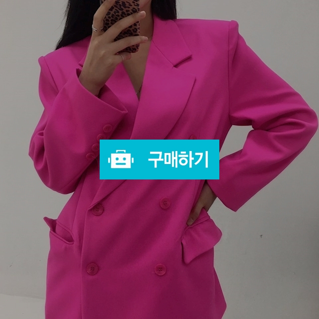 루즈핏 더블 블레이져 핑크 자켓 / 라운드님의 스토어 / 디비디비 / 구매하기 / 특가할인