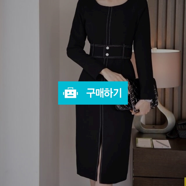 가을 스티치 앞트임 원피스 / 소행샵 / 디비디비 / 구매하기 / 특가할인