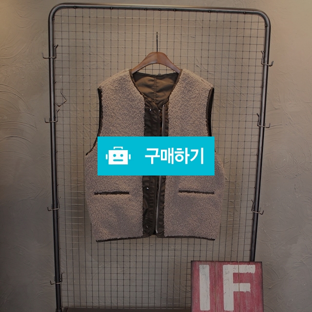 남자 리버시블 양털 양면조끼 / oz네 / 디비디비 / 구매하기 / 특가할인