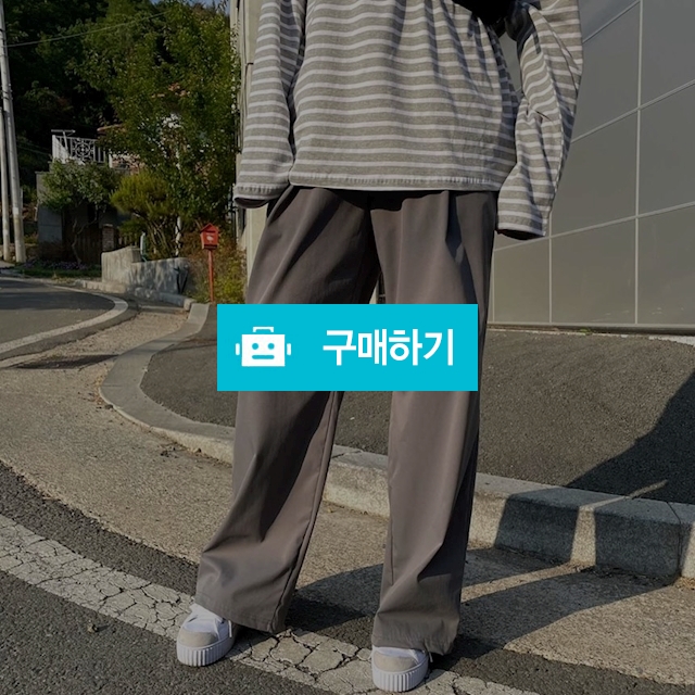 남녀공용 밴딩 원핀턱 와이드 팬츠 / 민클로즈 / 디비디비 / 구매하기 / 특가할인