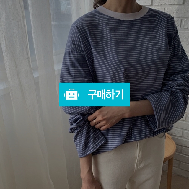 봄신상 단가라 스트라이프 티셔츠 ♡5color♡ / 가빈뚠 / 디비디비 / 구매하기 / 특가할인