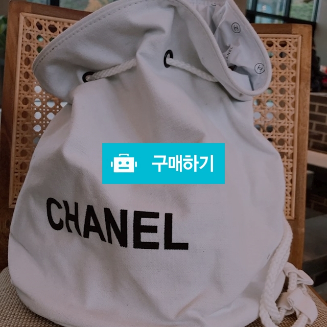 사넬 노벨티 화이트 복조리백 / 노벨티올 / 디비디비 / 구매하기 / 특가할인