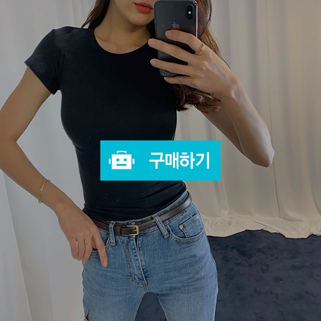 스판 이너 라운드 반팔티 / 파이브룸 / 디비디비 / 구매하기 / 특가할인