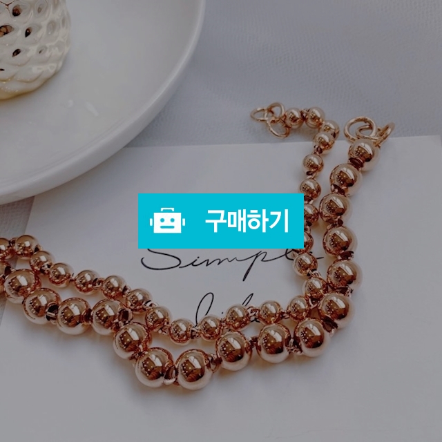 실버 925 핑크골드 볼팔찌 / 다온나 / 디비디비 / 구매하기 / 특가할인