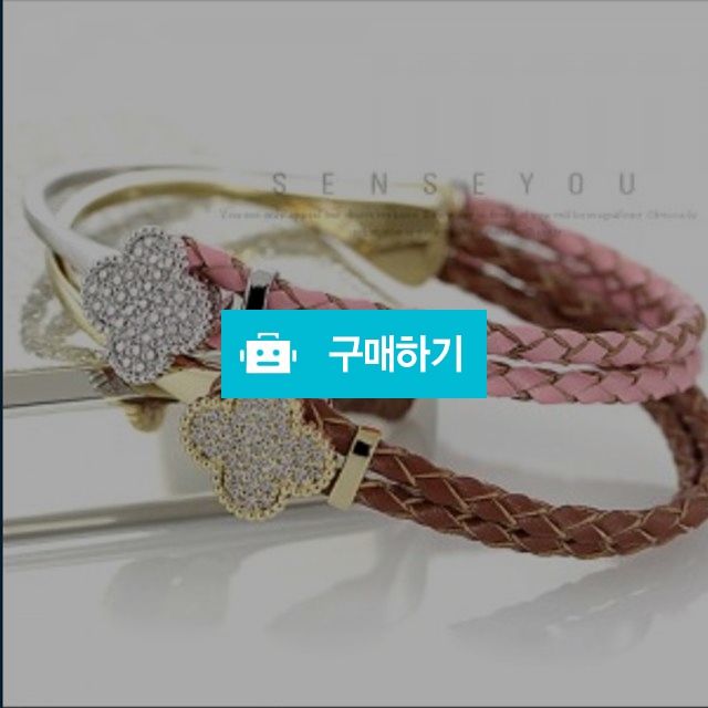 로렌 가죽 큐빅 팔찌 / 센스유쇼핑몰 고품격 실버쥬얼리 / 디비디비 / 구매하기 / 특가할인