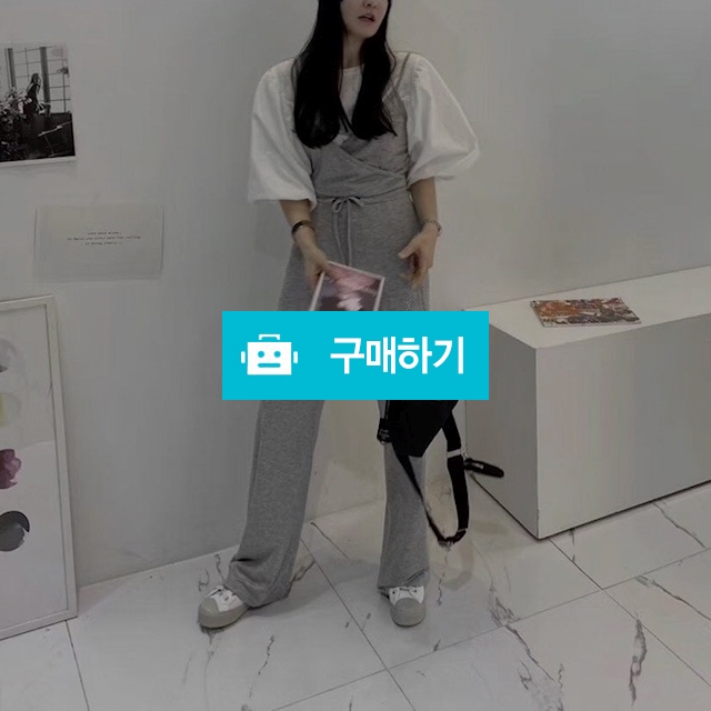 멜빵트레이닝R퍼프반팔 set / daylook / 디비디비 / 구매하기 / 특가할인