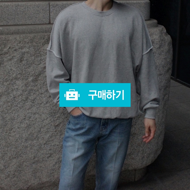 남자 라인 디테일 오버핏 맨투맨 / 태디샵님의 스토어 / 디비디비 / 구매하기 / 특가할인