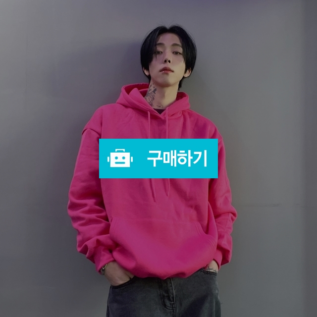 남녀공용 형광 오리지널 후드티 2color / 스월빈 / 디비디비 / 구매하기 / 특가할인