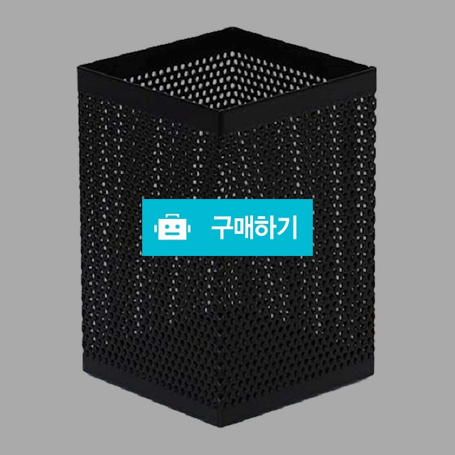 모닝글로리 사각 철재 CI 메탈 펜꽂이 블랙 / 설래임 / 디비디비 / 구매하기 / 특가할인