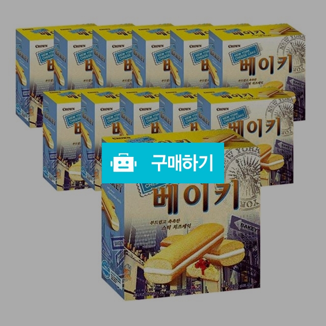 크라운 베이키 102g x 12개 / 소공자몰님의 스토어 / 디비디비 / 구매하기 / 특가할인
