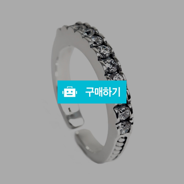 실버925 엔틱 구름 큐빅 오픈 반지 프리사이즈 / 엘라실버 / 디비디비 / 구매하기 / 특가할인