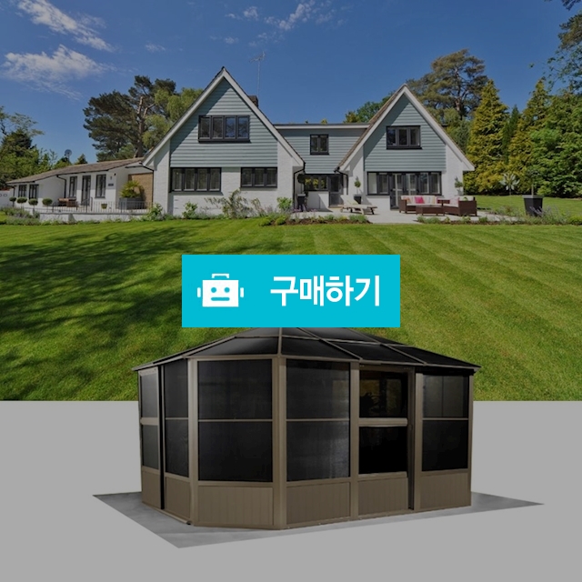 소자그 조립식 파고라 가제보 원두막 팔각 야외정자 옥상정원 스크린도어하우스 3.7X4.8 / 다모아아토즈님의 스토어 / 디비디비 / 구매하기 / 특가할인
