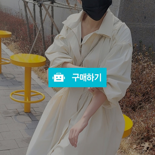 간절기 봄 셔링 바람막이 원피스 바바리 코트 / 비컴 / 디비디비 / 구매하기 / 특가할인